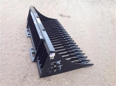 skid steer stone bucket|tomahawk 72 rock bucket.